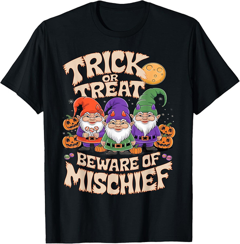 Vintage Halloween Gnome T-Shirt