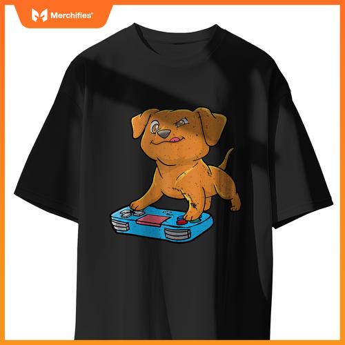 Vizsla Gamer Gaming Gamepad Dog Lover Kawaii Gift T-Shirt