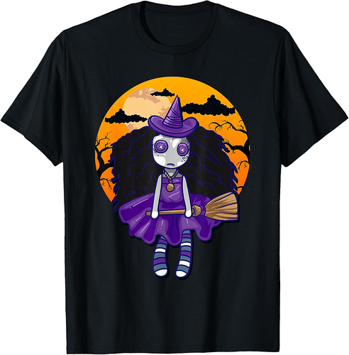 Voodoo Doll Witch Halloween T-Shirt