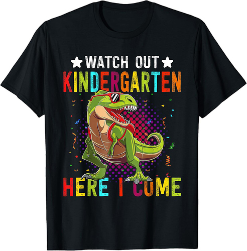 Watch out kindergarten here i come back to school for kids T-Shirt
