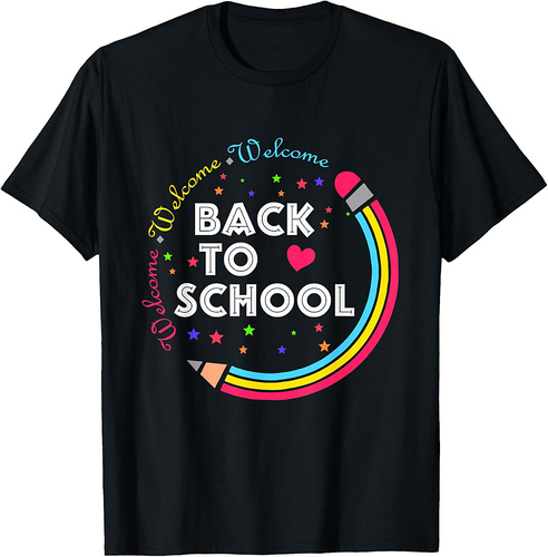 Welcome Back To School First Day of School Cute Teachers T-Shirt