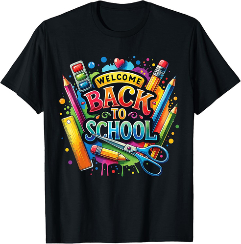 Welcome Back To School First Day of School Teachers kids T-Shirt