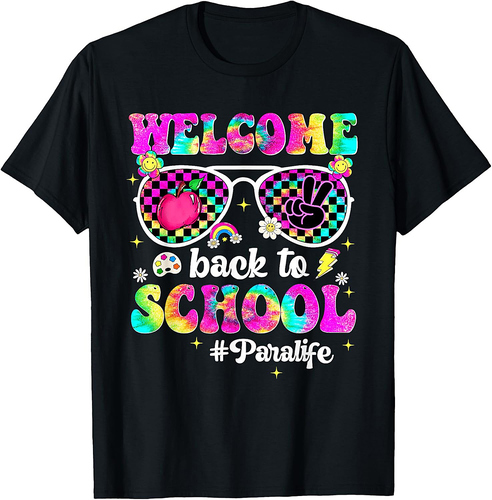 Welcome Back To School Para Sunglasses First Day Of School T-Shirt