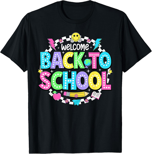Welcome Back To School Shirts First day of school Teacher T-Shirt