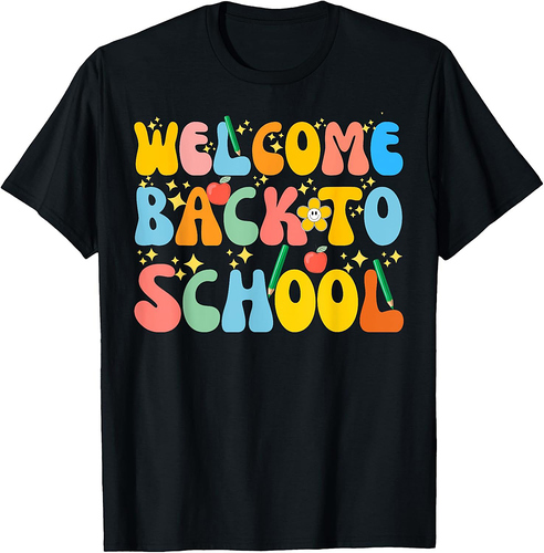 Welcome Back To School Teachers Kids Back To School 2024 T-Shirt