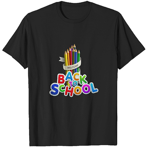 Welcome Back to school Childrens Back To School T-Shirts Heavyweight T-shirt Men