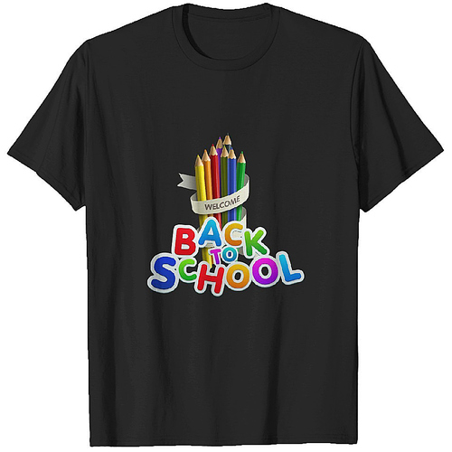Welcome Back to school Childrens Back To School T-Shirts Heavyweight T-shirt Men