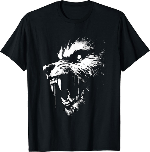 Werewolf - Vintage Spooky Werewolf Halloween Lover T-Shirt