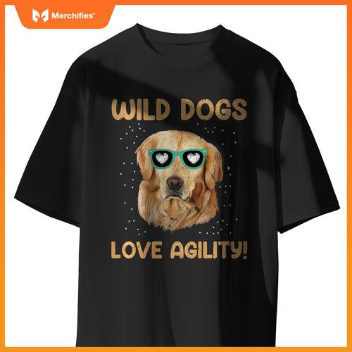 Wild Dogs Love Agility Premium T-Shirt