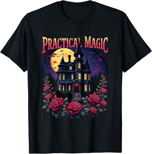 Witchy Halloween Love Vintage Witch Practical Magic T-Shirt