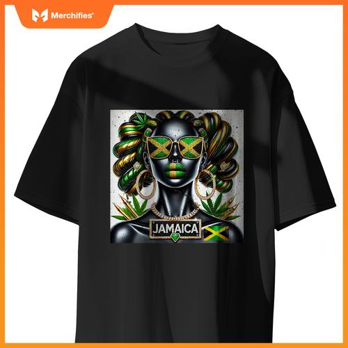 Womens Women's Jamaica Clothes Patriotic Jamaica Flag Premium T-Shirt