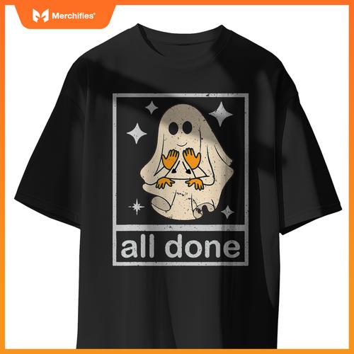 All done sign language speech pathology teacher halloween