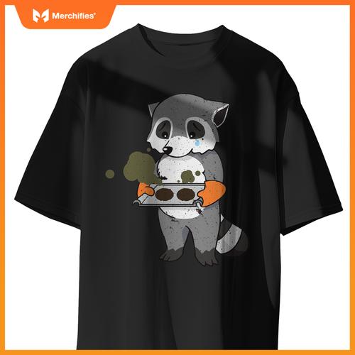 Baking Gone Wrong  Raccoon Chef Culinary Baker Cook T-Shirt