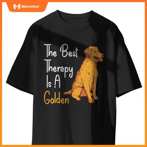 Best Rapy Is Golden Retriever Dog Sweat T-Shirt