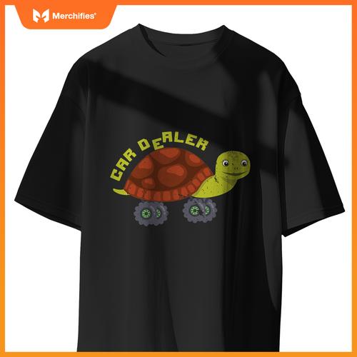 Car Dealer  Turtle Big Wheels Truck T-Shirt