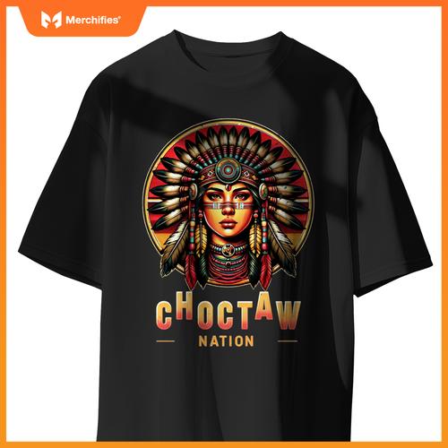 Choctaw nation - native american woman - T-shirt
