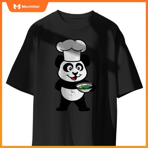 Cute Union Baker Panda Cute Cartoon Chef  Idea T-Shirt