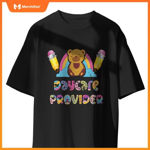 Daycare provider bear day care provider teacher rainbow