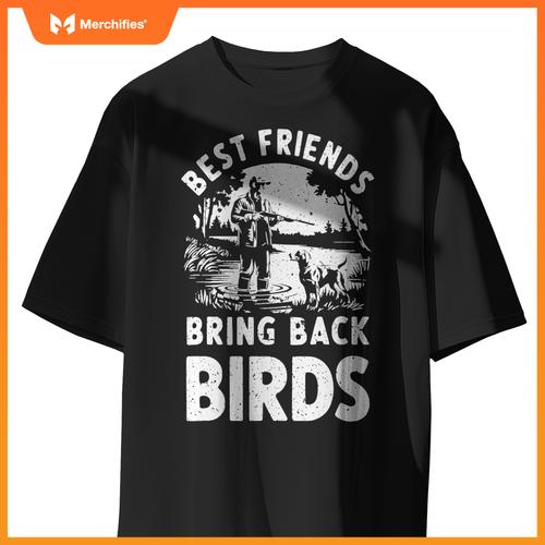 Duck Hunting Dog  Mens Mallard Hunter Waterfowl Patriot T-Shirt