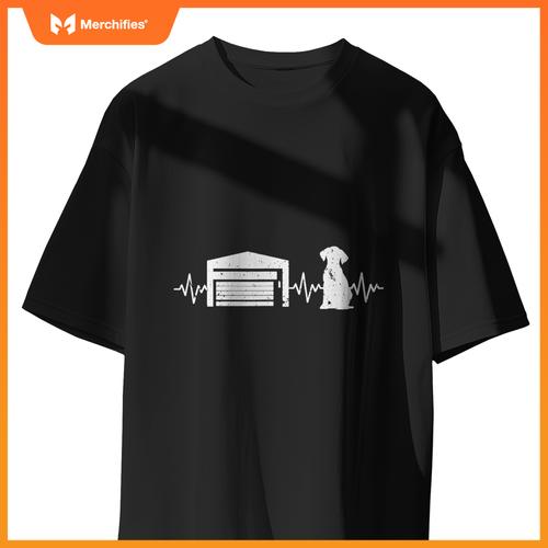 Garage Door Installer Application Day Dog Garage Door T-Shirt