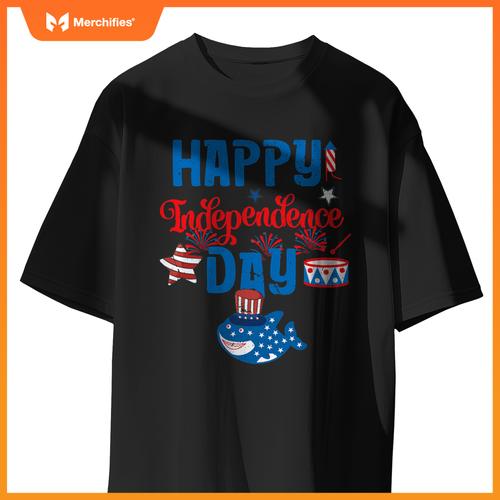 Independence day patriotic whale hat fireworks drum