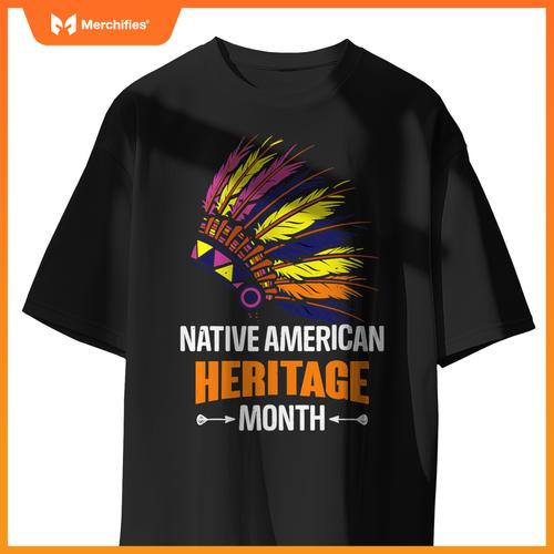 Indigenous Peoples Day Native American Heritage Head T-Shirt