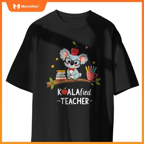 Koalafied (qualified) teacher cute koala teacher design