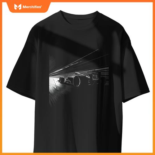 Mula Car Racing Night Race Track Circuit Mula Car Fan T-Shirt