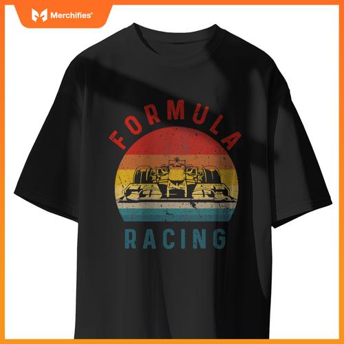 Mula Racing Fan Silhouette Race Car Mula T-Shirt