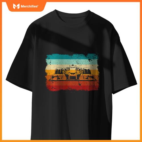 Mula Racing Lovers Silhouette Race Car Fan T-Shirt