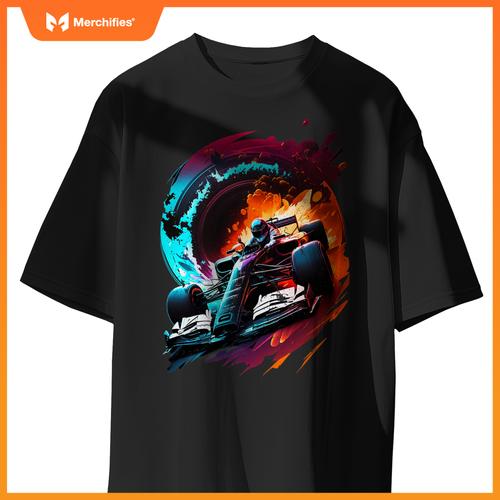 Mula Racing Open Wheel Race Car On Racing Track T-Shirt