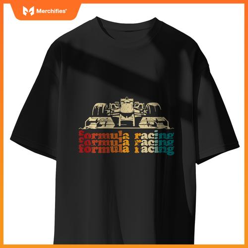 Mula Racing Silhouette Race Car Lovers Fan T-Shirt