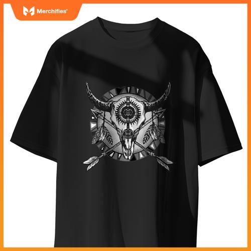 Native American Indian Cross Arrows Men Women T-Shirt
