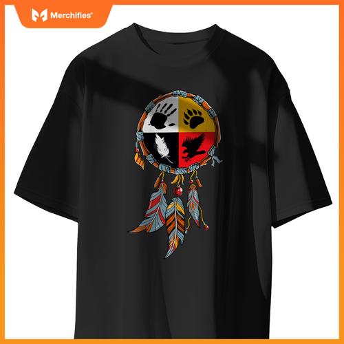 Native American Medicine Wheel Indigenous T-Shirt