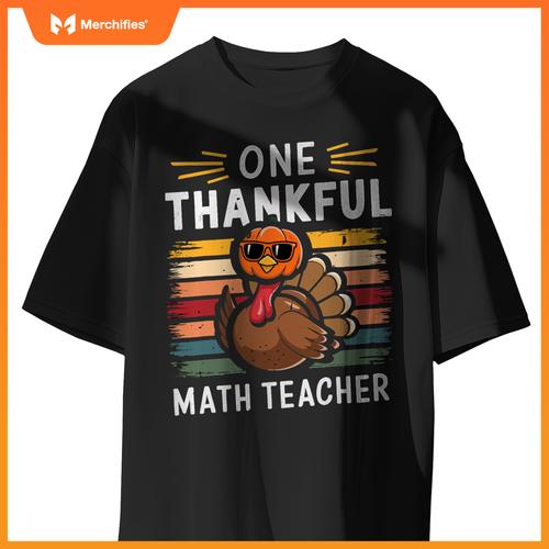 One thankful math teacher vintage thanksgiving math teacher