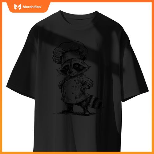 Raccoon Chef Trash Panda  Cooking Lover T-Shirt