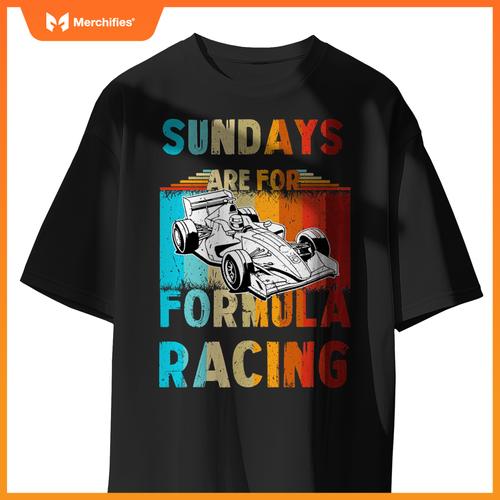 Race Car Sundays Are  Mula Racing Lovers T-Shirt