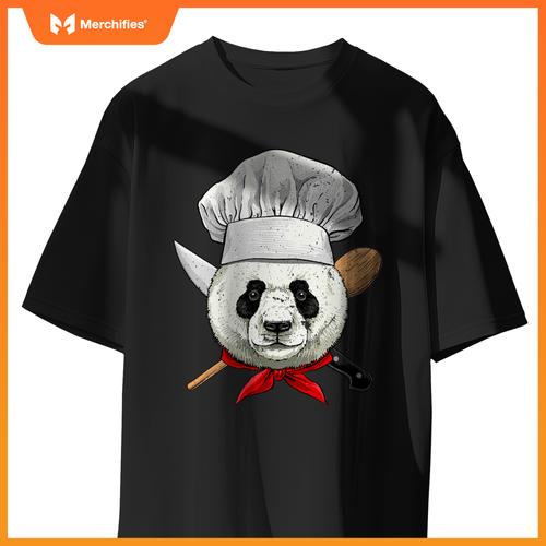 Restaurant Panda Chef Cook Culinary Kitchen Cooking Lover T-Shirt
