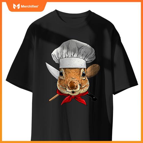 Restaurant Squirrel Chef Cook Kitchen Cooking Lover Rodents T-Shirt