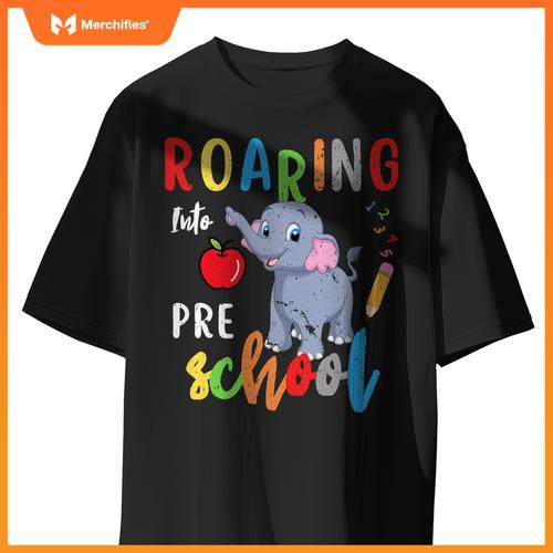 Roaring into preschool elephant teacher pre k back to school