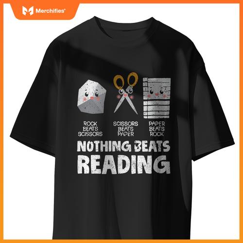 Rock paper scissor reading book reading teacher bookworm te