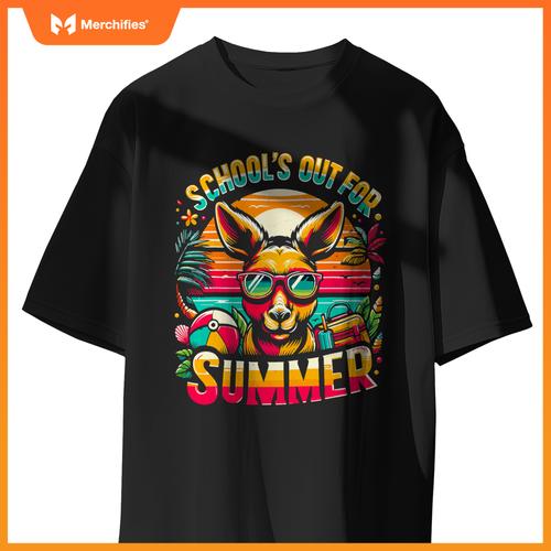 Schools out  summer teacher boys kids kangaroo