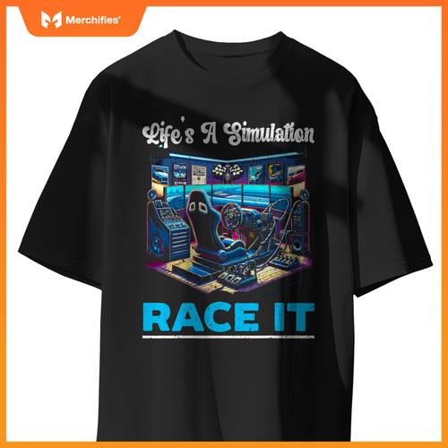 Sim Racing Sim Racer Race Car Simulator Racing T-Shirt