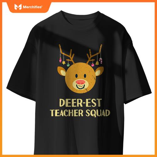 Teacher squad christmas reindeer rudolph kawaii deer antlers