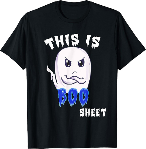 tee Funny Boo Sheet Halloween Ghost T-Shirt