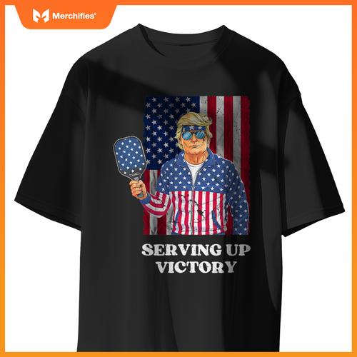 Usa pickleball champ patriotic trump political & pickleball T-Shirt